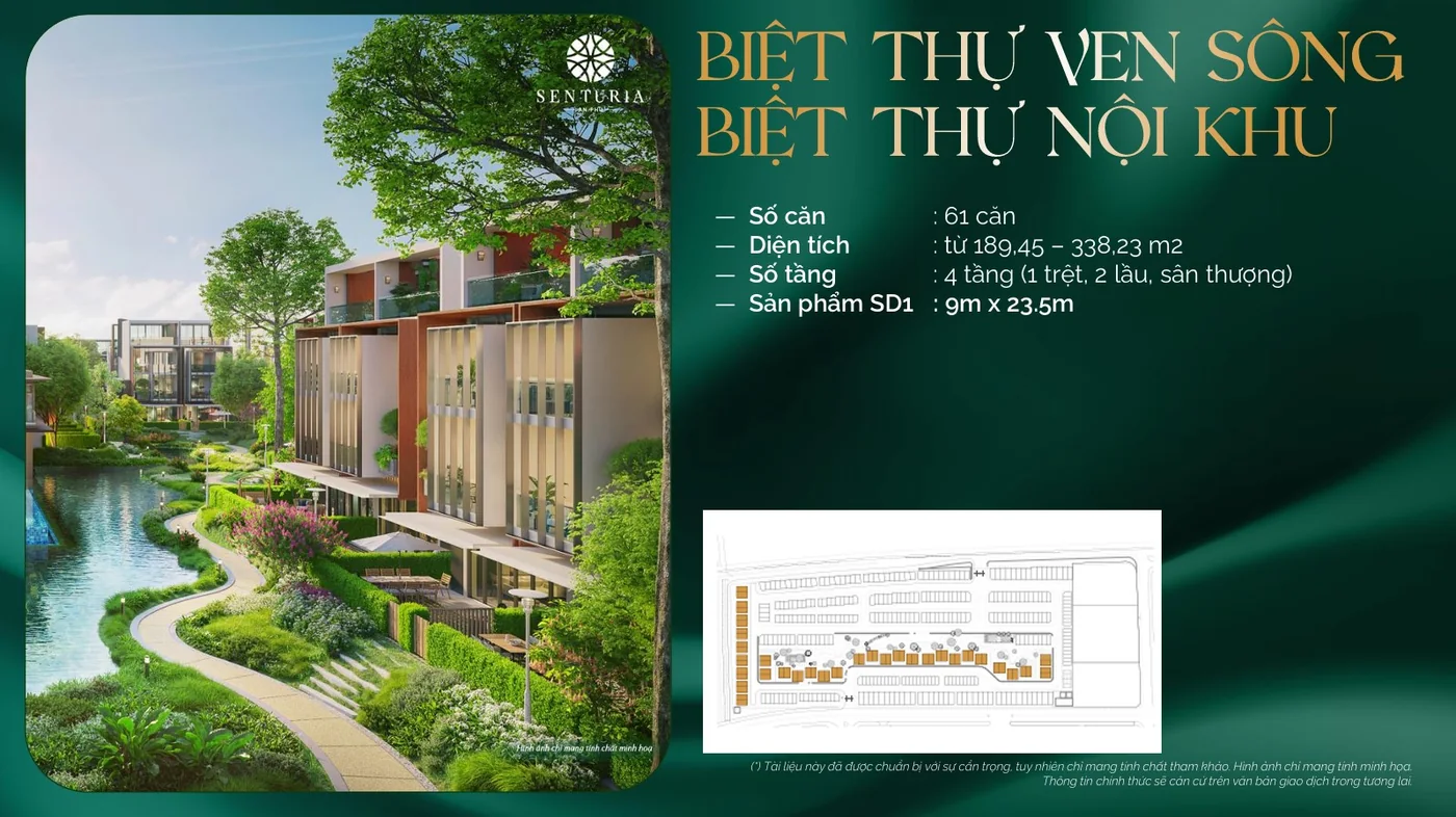 Biệt thự song lập Senturia An Phú